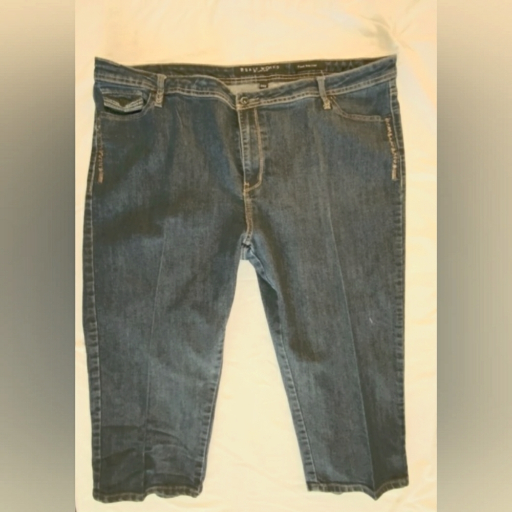 Salt Works Mid Rise Crop Jeans